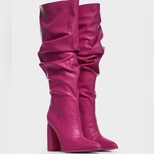 Dolls kill women’s pump boots-block heel-party-Size 6- FAST DELIVERY